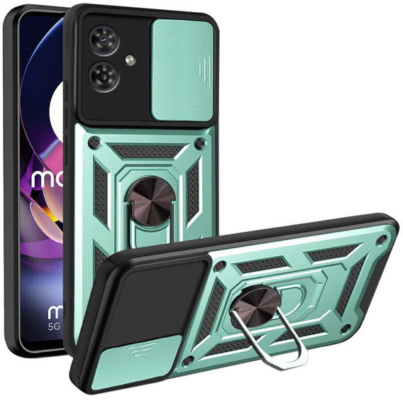Чехол NOX Camera Slide Motorola Moto G54 5G, CamShield Slide, зеленый