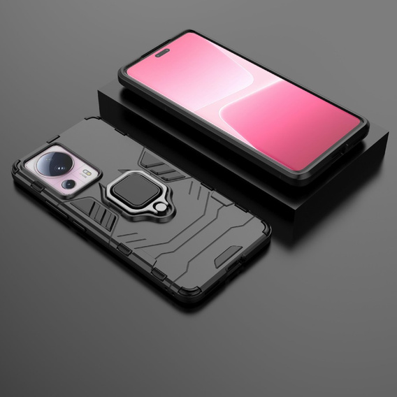 Чoхол до Xiaomi 13 Lite, Kickstand Ring, чорний
