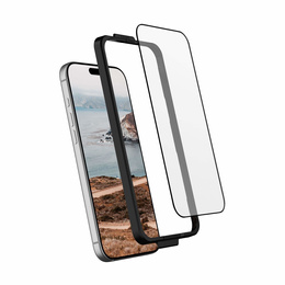 Загартоване скло Urban Armor Gear для iPhone 17 Pro Max, Glass Shield, з монтажною рамкою