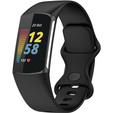 Резиновый браслет Softband для  Fitbit Charge 5 - Black