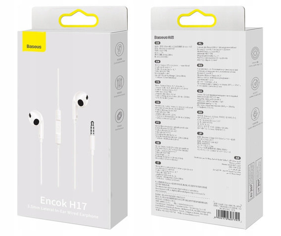 Наушники  Baseus Encok 17 USB-C, White