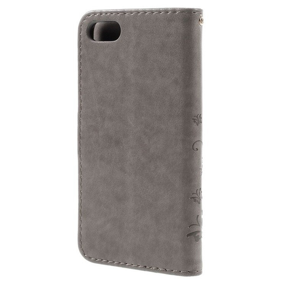Чохол-книжка для iPhone 7/8/SE 2020/SE 2022, Butterfly, сірий