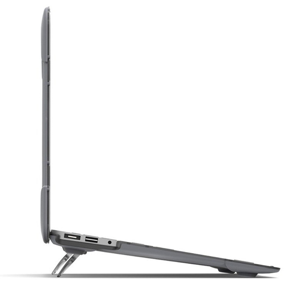 Чехол Kickstand Full Protection для Macbook Air 13 A1369/A1466 - Grey