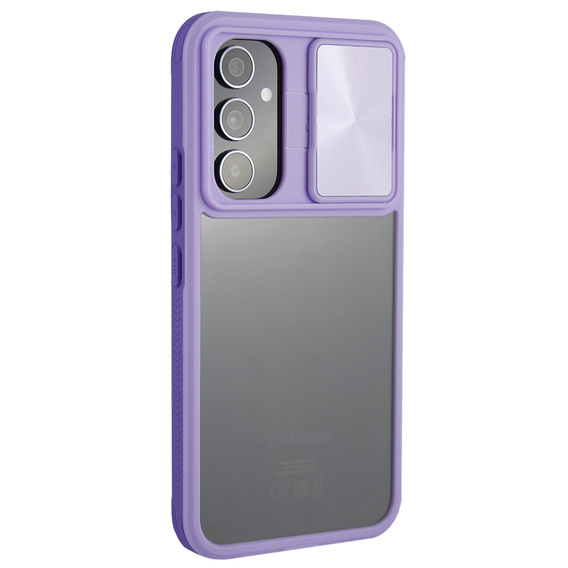 Чехол до Samsung Galaxy A54 5G, Slide Camera, фиолетовый