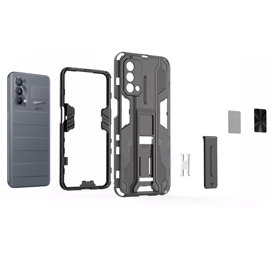 Чoхол до Realme GT Master Edition, Military kickstand, чорний