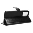 Откидной чехол для Motorola Moto G24 / G24 Power / G04, Crazy Horse Wallet, чёрный