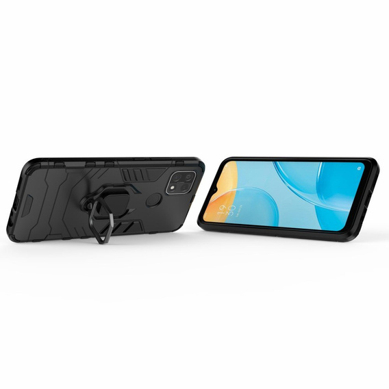 Чoхол до Oppo A15 / A15s, Kickstand Ring, чорний