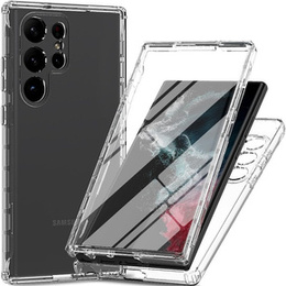 Чехол для Samsung Galaxy S23 Ultra, Shockproof, с пленкой, прозрачный