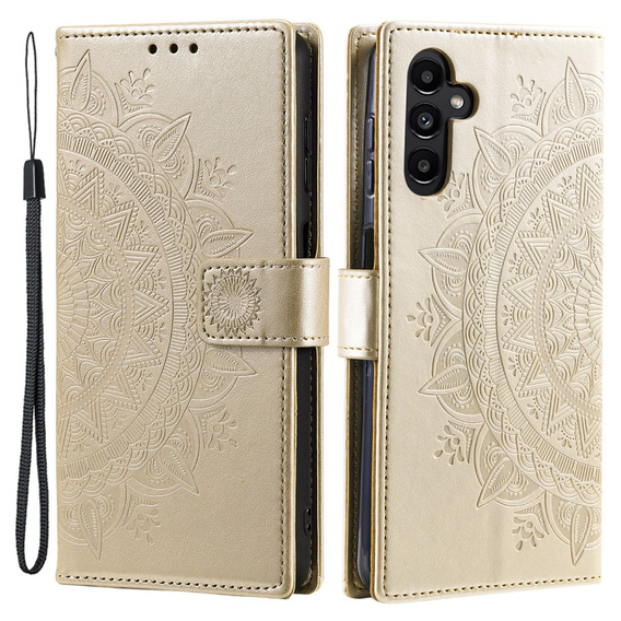 Чохол-книжка для Samsung Galaxy A15, Mandala Flower, м'яти + скло 9H 