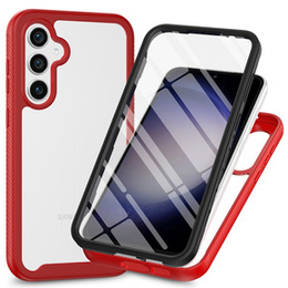 Чoхол Shockproof до Samsung Galaxy A35 5G, із захисним екраном, червоний
