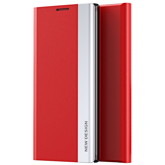 Откидной чехол для Xiaomi 12 / 12X, Side Magnetic, красный