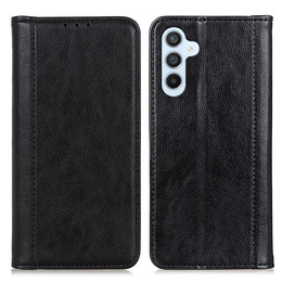 Чохол-фліп для Samsung Galaxy S25 FE, Split Leather, чорний