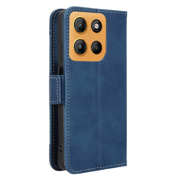 Откидной чехол для Motorola Moto G15 / Motorola Moto G15 Power, Card Slot, темно-синий