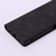 Чехол для Realme C55, ERBORD Vintage, бумажник с клапаном, чёрный
