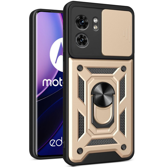 Чехол NOX Camera Slide Motorola Edge 40, CamShield Slide, золото