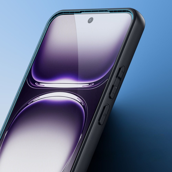 Чехол DuxDucis для Oppo Reno 12 Pro, Aimo case, прозрачный / черный