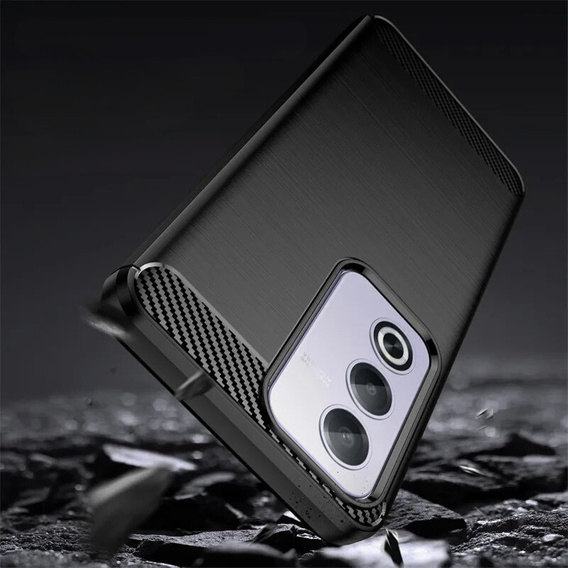 Чoхол до Oppo A80, Carbon, чорний