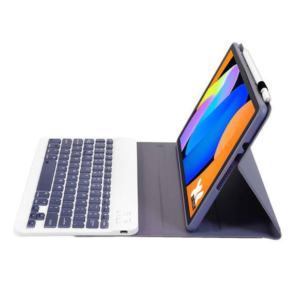Чехол-клавиатура Bluetooth для Lenovo Idea Tab 11" 2025 TB336FU TB336ZU, фиолетовый