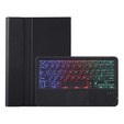 Чехол-клавиатура с подсветкой Bluetooth Touchpad для Lenovo Idea Tab 11" 2025 TB336FU TB336ZU, черный