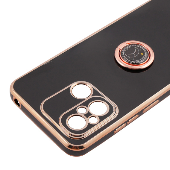 Чехол до Xiaomi Redmi 12C, Electro Ring, чёрный