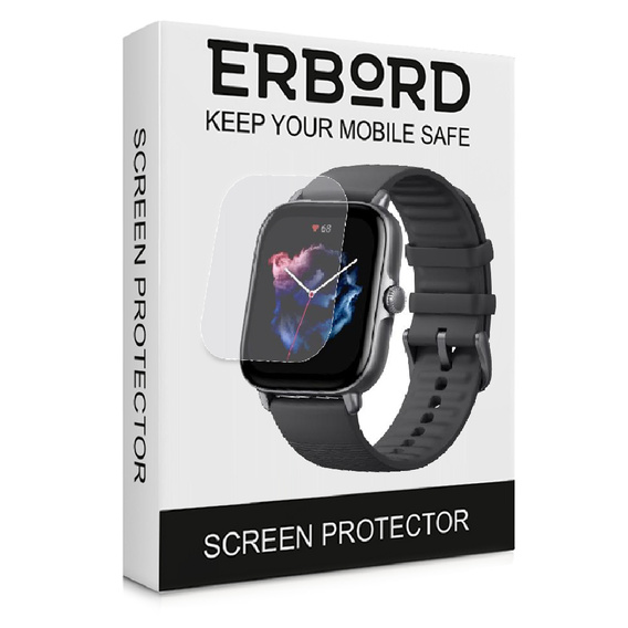 3x ERBORD Гідрогелева фольга для Amazfit GTS 3
