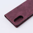 Чохол для Oppo A78 4G, ERBORD Vintage, гаманець з клапаном, червоний