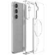 Гибридный чехол Spigen Ultra Hybrid MagSafe для Samsung Galaxy S25 Ultra, прозрачный / белый