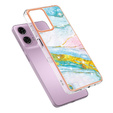 Захисний чохол для Motorola Moto G24 / G24 Power / G04, Marble Slim Case, м'яти