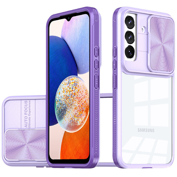 Чехол до Samsung Galaxy A14 4G/5G, Slide Camera, фиолетовый