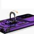 Чехол NOX Camera Slide Samsung Galaxy S24 Ultra, CamShield Slide, фиолетовый