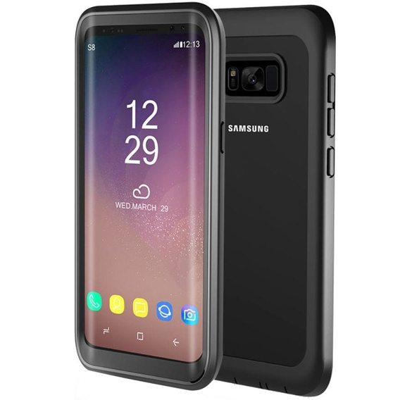 Чoхол Shockproof до Samsung Galaxy S8, із захисним екраном, м'яти