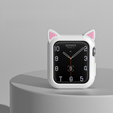 Силиконовый чехол CAT EARS для Huawei Watch Fit 2, Beige