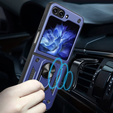Бронированный Чехол до Samsung Galaxy Z Flip5 5G, Nox Case Ring, синий