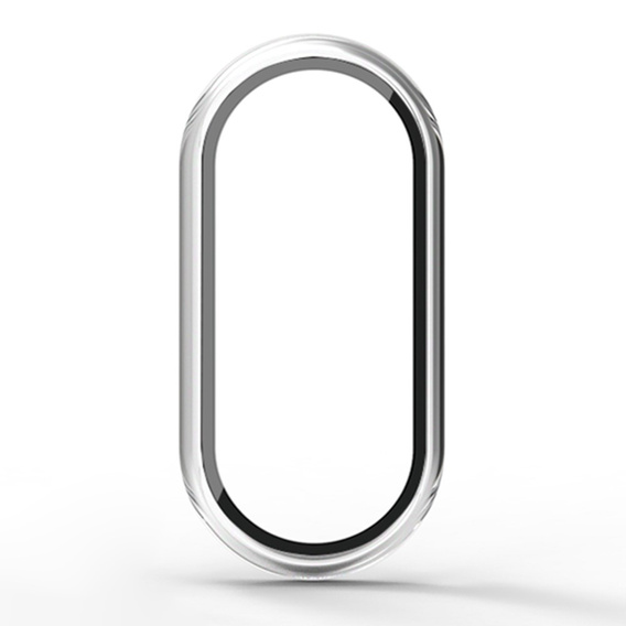 Чехол 2 в 1 + закаленное стекло для Xiaomi Smart Band 10 / 9 / 8, прозрачный