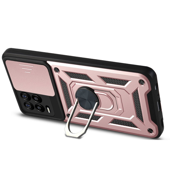 Чехол NOX Camera Slide Realme 8 / 8 Pro, CamShield Slide, розовый rose gold
