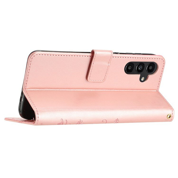 Чохол-книжка для Samsung Galaxy A55 5G, Wallet, Butterfly, фіолетовий