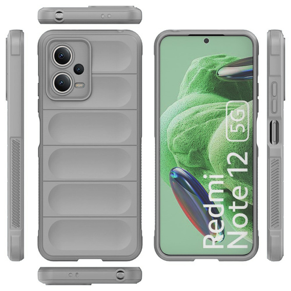 Чoхол до Xiaomi Redmi Note 12 5G / POCO X5 5G, Gaming Shockproof, сірий