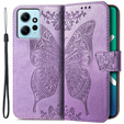 Чохол-книжка для Xiaomi Redmi Note 12 4G, Butterfly, фіолетовий