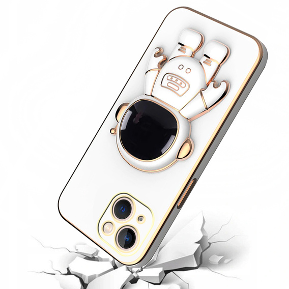 Чехол до iPhone 13 Mini, Astronaut, белый