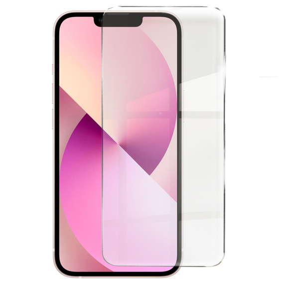 Чехол для iPhone 13, для MagSafe, ERBORD Matt Case, розовый + стекло для экрана