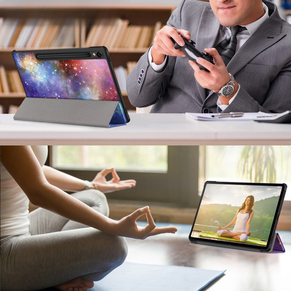 Чехол до Samsung Galaxy Tab S9, Smartcase Hybrid Pen Slot, galactic