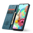Чехол CASEME для Samsung Galaxy A71, Leather Wallet Case, зелёный