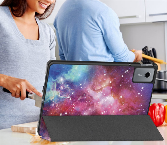 Чехол для Lenovo Idea Tab 11" 2025 TB336FU TB336ZU, с функцией подставки, Smartcase, Galaxy
