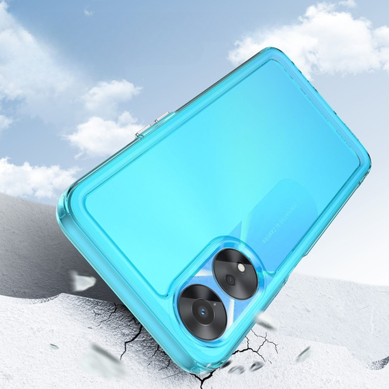 Чехол до Oppo A78 5G, Fusion Hybrid, синий