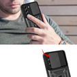 Чохол NOX Camera Slide Samsung Galaxy S21 FE, CamShield Slide, чорний