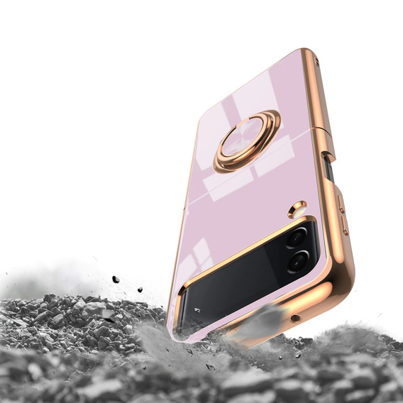 Чoхол до Samsung Galaxy Z Flip 4 5G, Electro Ring, фіолетовий