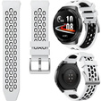 Силіконовий ремінець для Huawei Watch GT 2e, White / Black