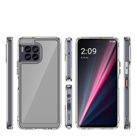 Чехол до T Phone 2 Pro 5G, Fusion Hybrid, прозрачный