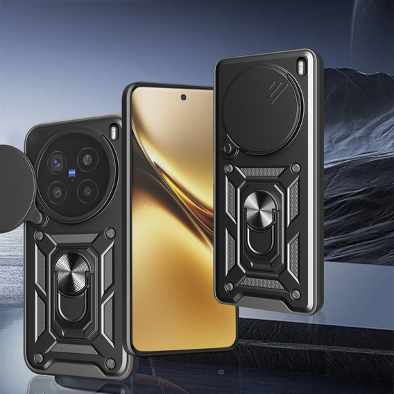 Чохол NOX Camera Slide Vivo X200 Pro 5G, CamShield Slide, чорний