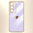 Чoхол до Samsung Galaxy S25 FE, Electro heart, фіолетовий